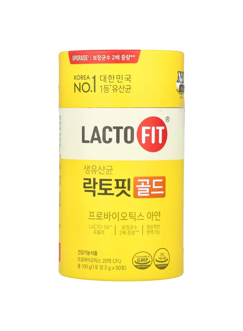 Lacto-fit Gold , 50 Sticks, (2 g) Each